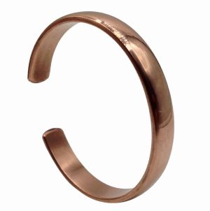 Hand Forged Pure Copper Bracelet.