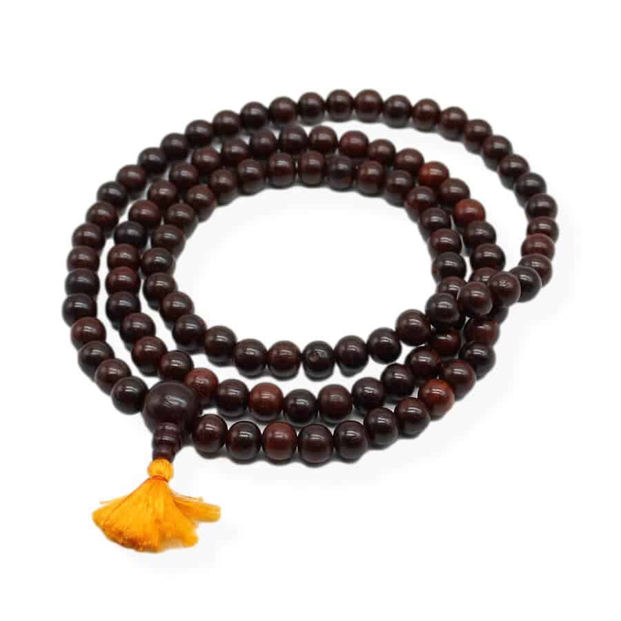 Red Sandlewood Japa Mala ~10mm