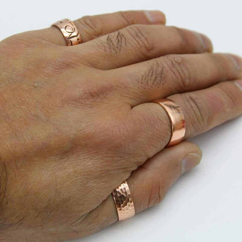 Set of 3 Copper Healing Rings ~ Mixed - Image 2