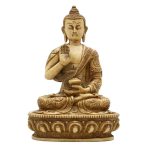 Resin Buddha Statue - 8.5 inches (Antiqued)