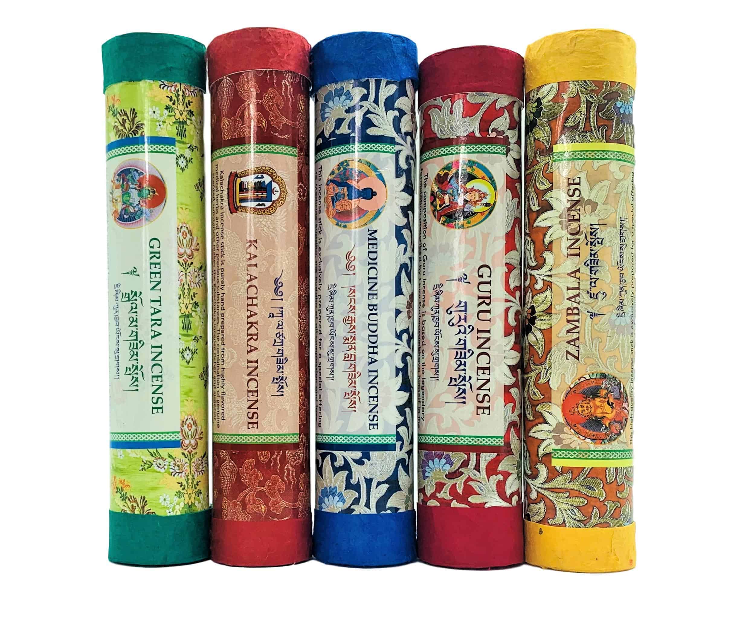 Tibetan Healing Meditation Incense. Set of 5