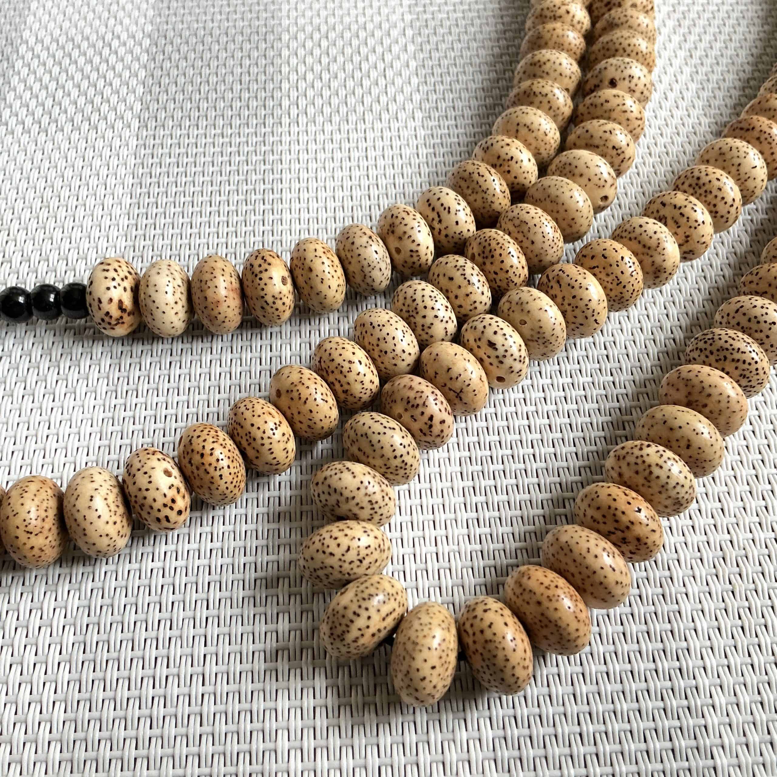 Lotus seed prayer beads mala