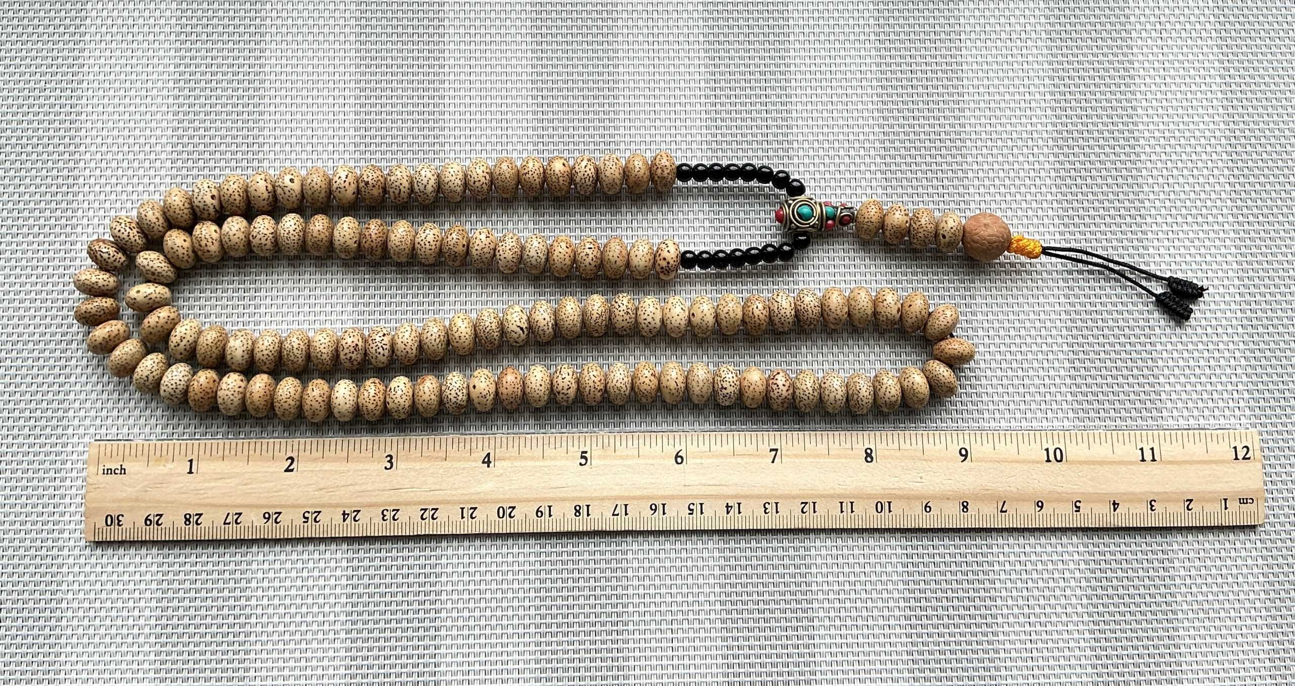Lotus seed prayer beads mala