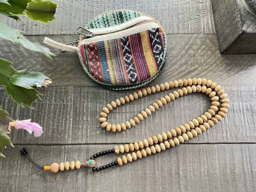 Meditation Mala made with Real Lotus seeds.